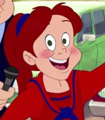 This is the Avatar Image for the Violet Beauregarde (2017) AI Voice and Text to Speech Generator